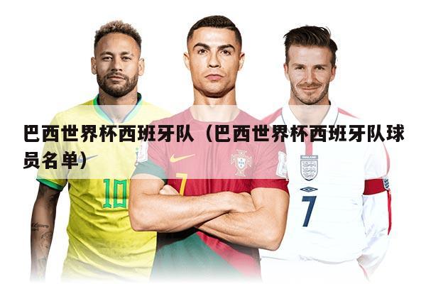 巴西世界杯西班牙队（巴西世界杯西班牙队球员名单）
