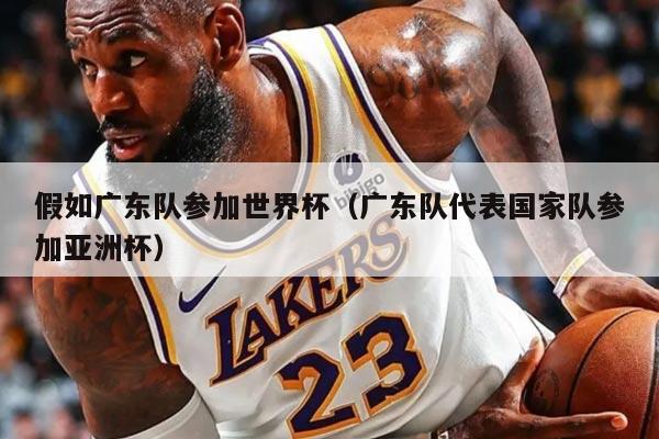 假如广东队参加世界杯（广东队代表国家队参加亚洲杯）