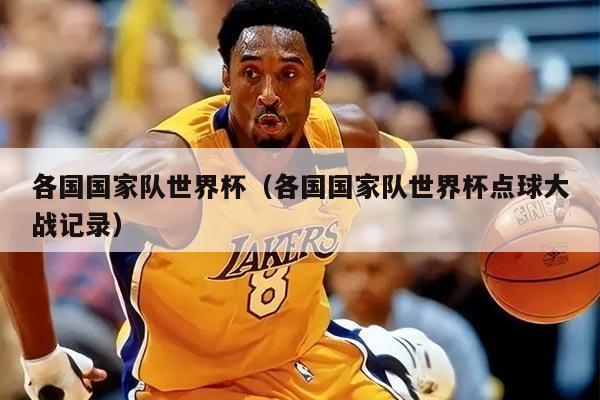 各国国家队世界杯（各国国家队世界杯点球大战记录）