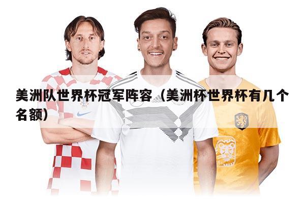 美洲队世界杯冠军阵容（美洲杯世界杯有几个名额）