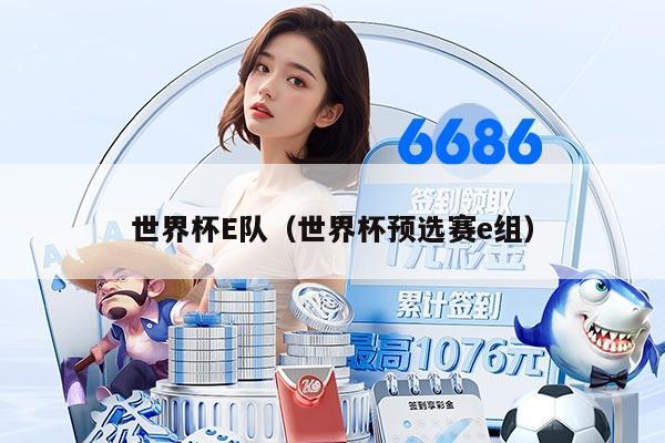 世界杯E队（世界杯预选赛e组）