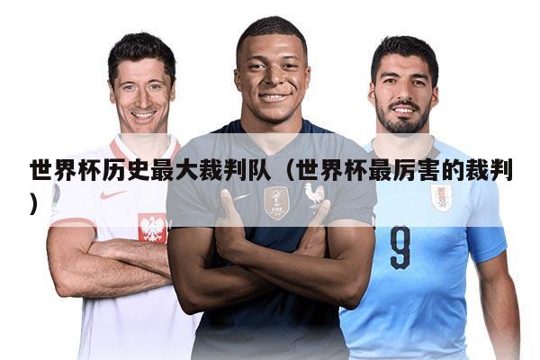 世界杯历史最大裁判队（世界杯最厉害的裁判）